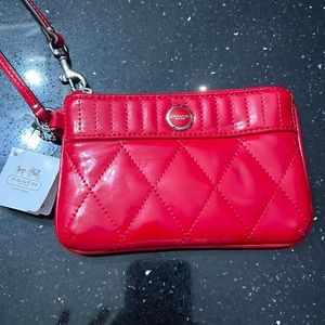 Coach mini wristlet